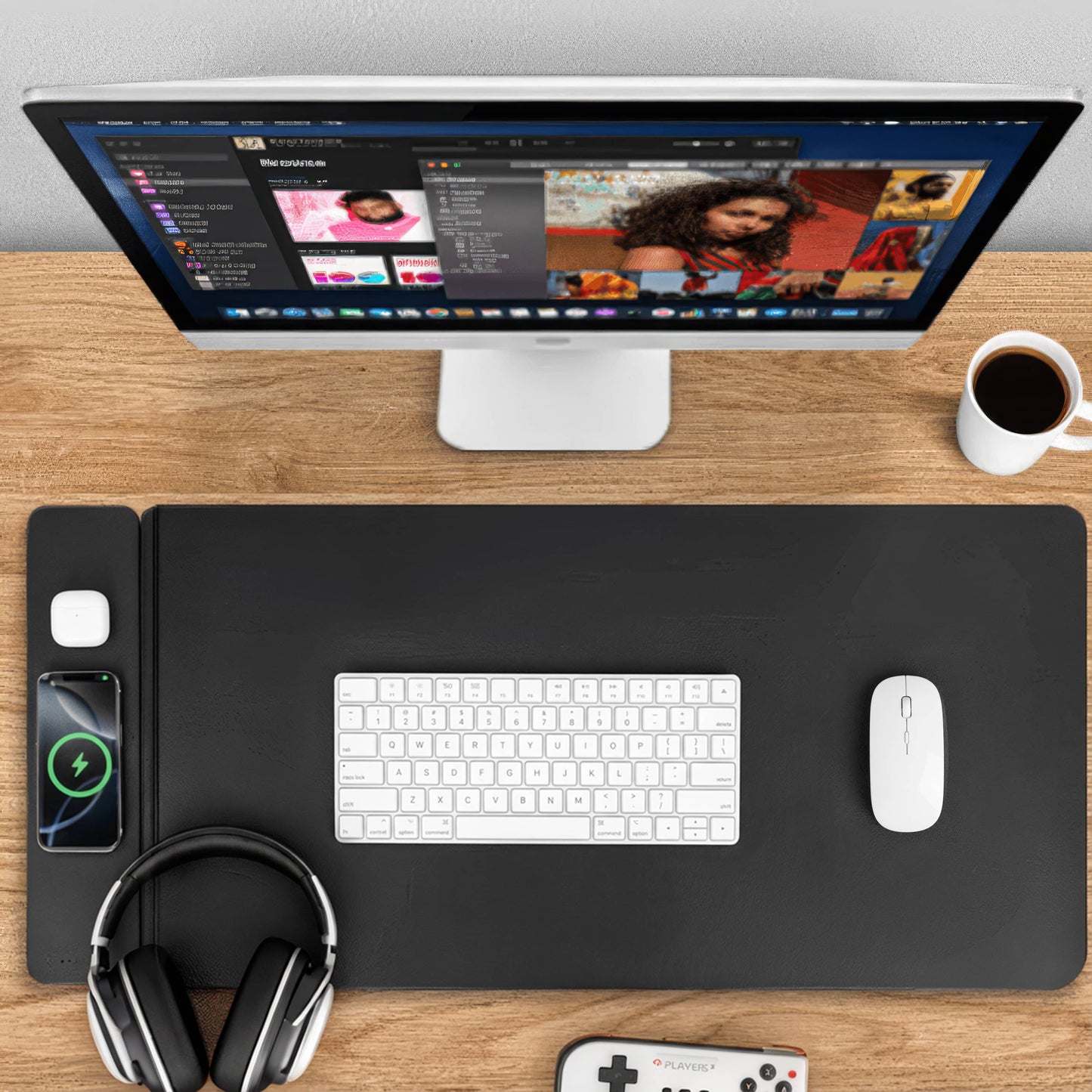 Inaxuma™ Wireless Charging Desk Mat