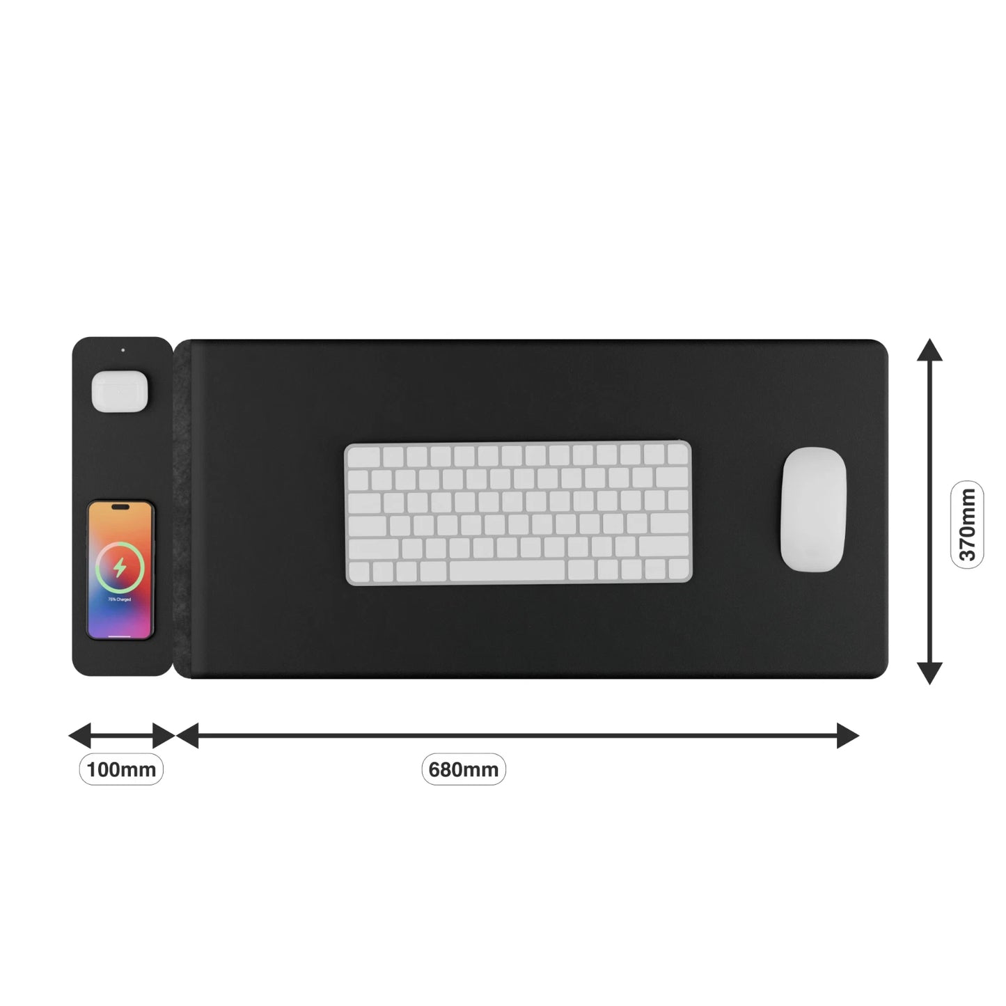Inaxuma™ Wireless Charging Desk Mat